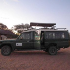 Our game drive Jeep.